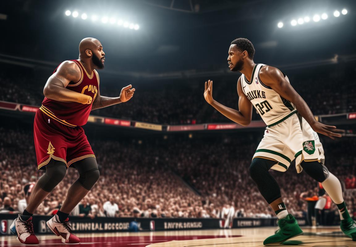 2017NBA经典对决：骑士雄鹿巅峰之战回顾